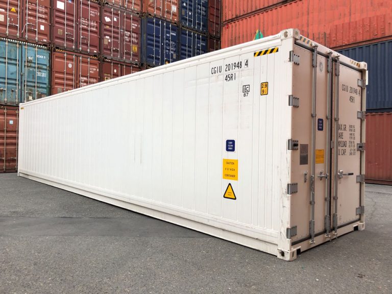 40-Foot-High-Cube-Reefer-Container-Refrigerated-Shipping-Container-at-Depot-in-Front-of-Intermodal-Container-Stacks-Reefer-Container-Pros-768x576.jpg